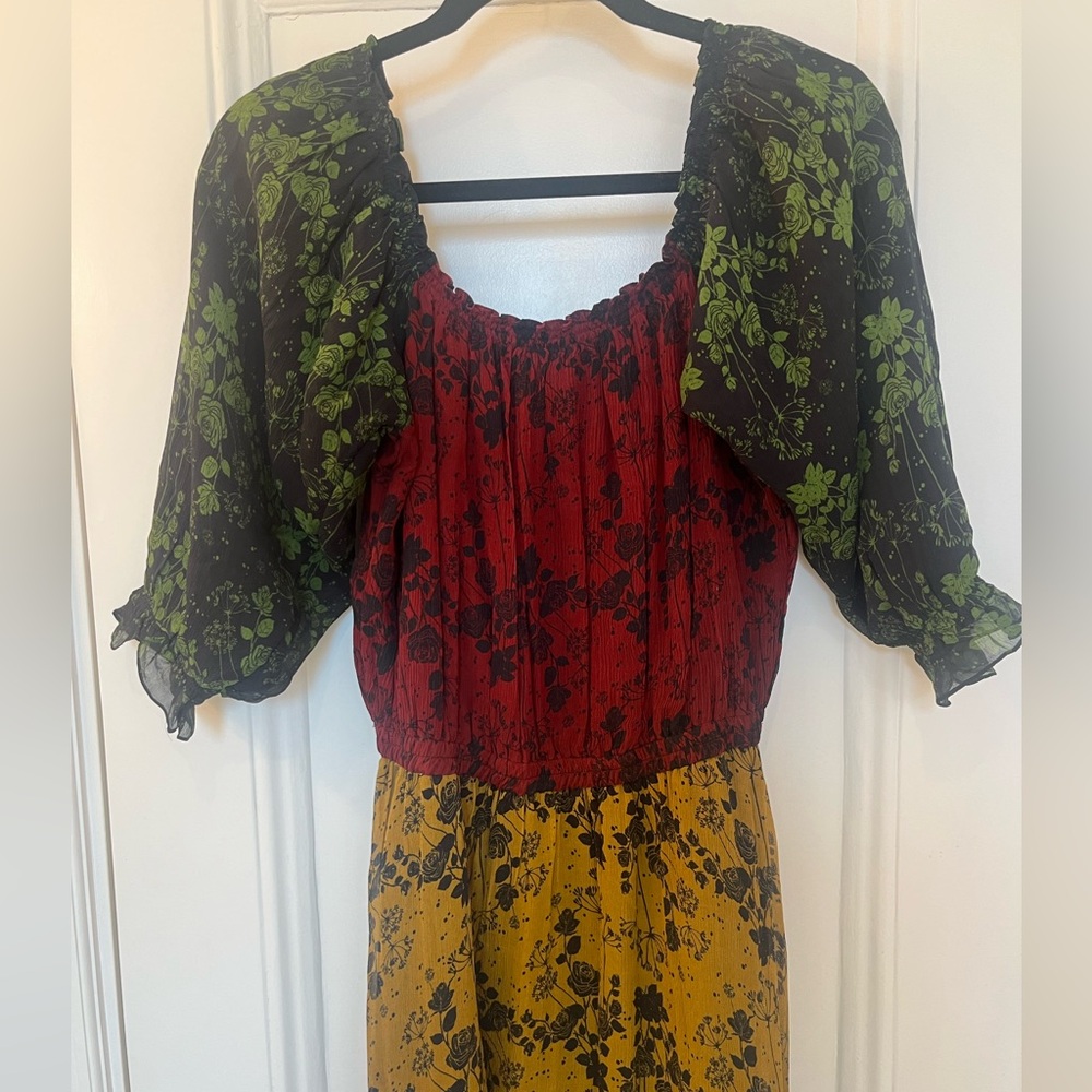 Carolina K off the shoulder Long Dress Size Small - Picture 7 of 8